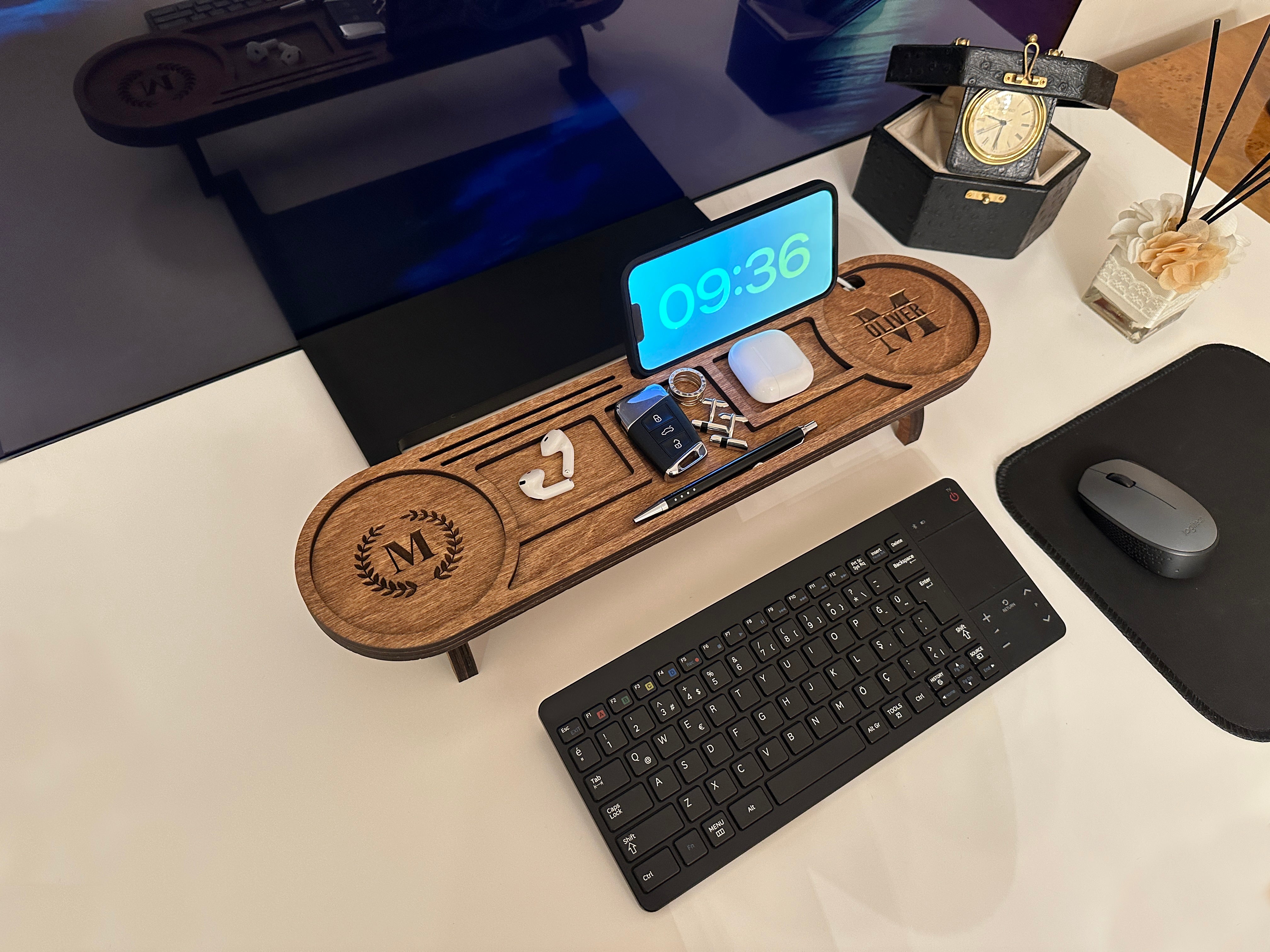 Wood Desk Organizer