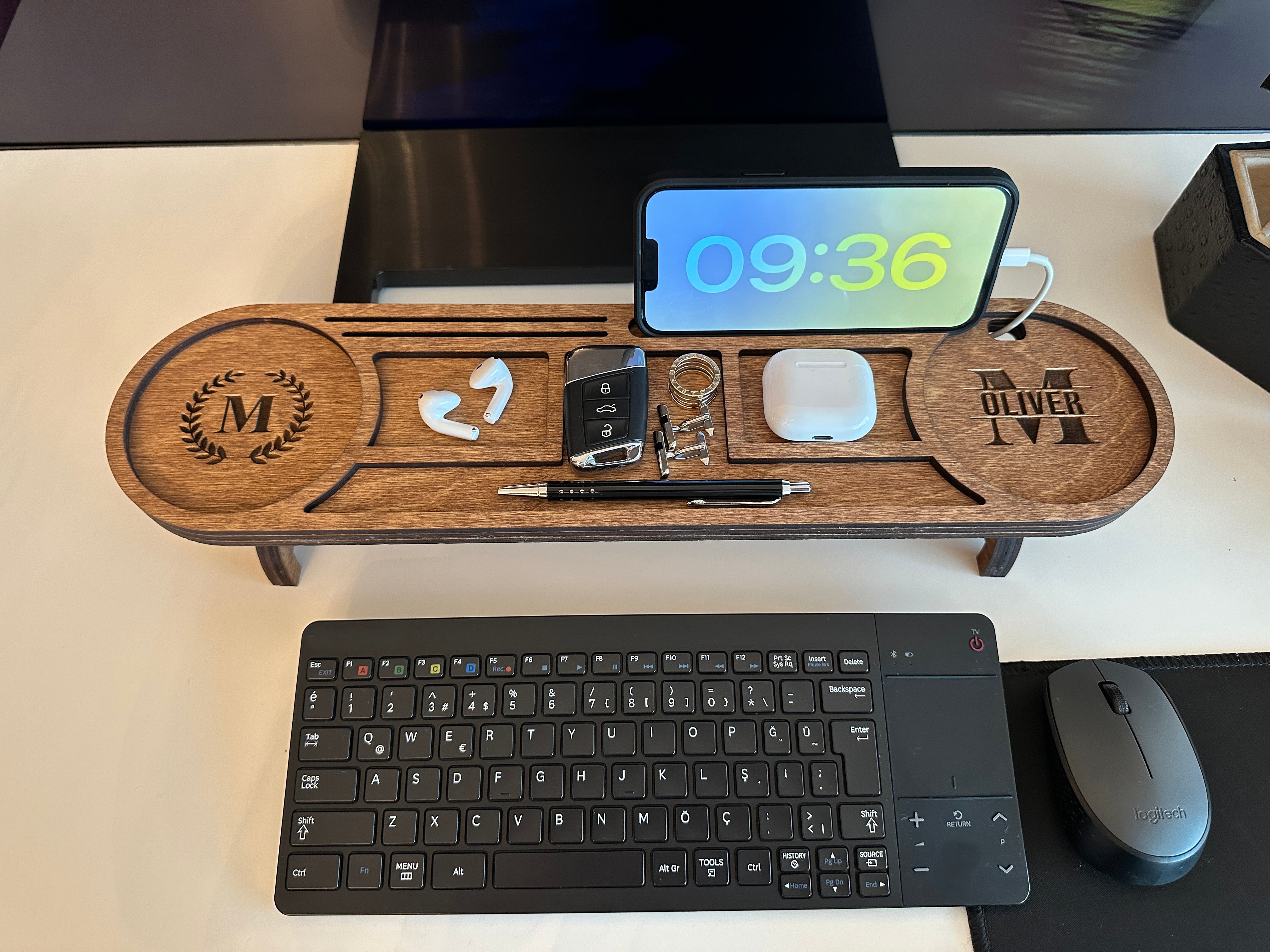 Wood Desk Organizer