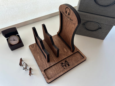 Universal Wooden Controller Stand – Compatible with PS5 & Xbox